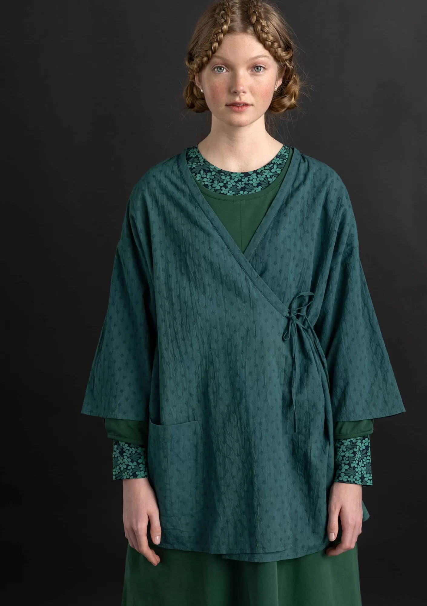 Gudrun Sjödén Kangaskimono ekopuuvillaista dobby-kudosta- Paidat