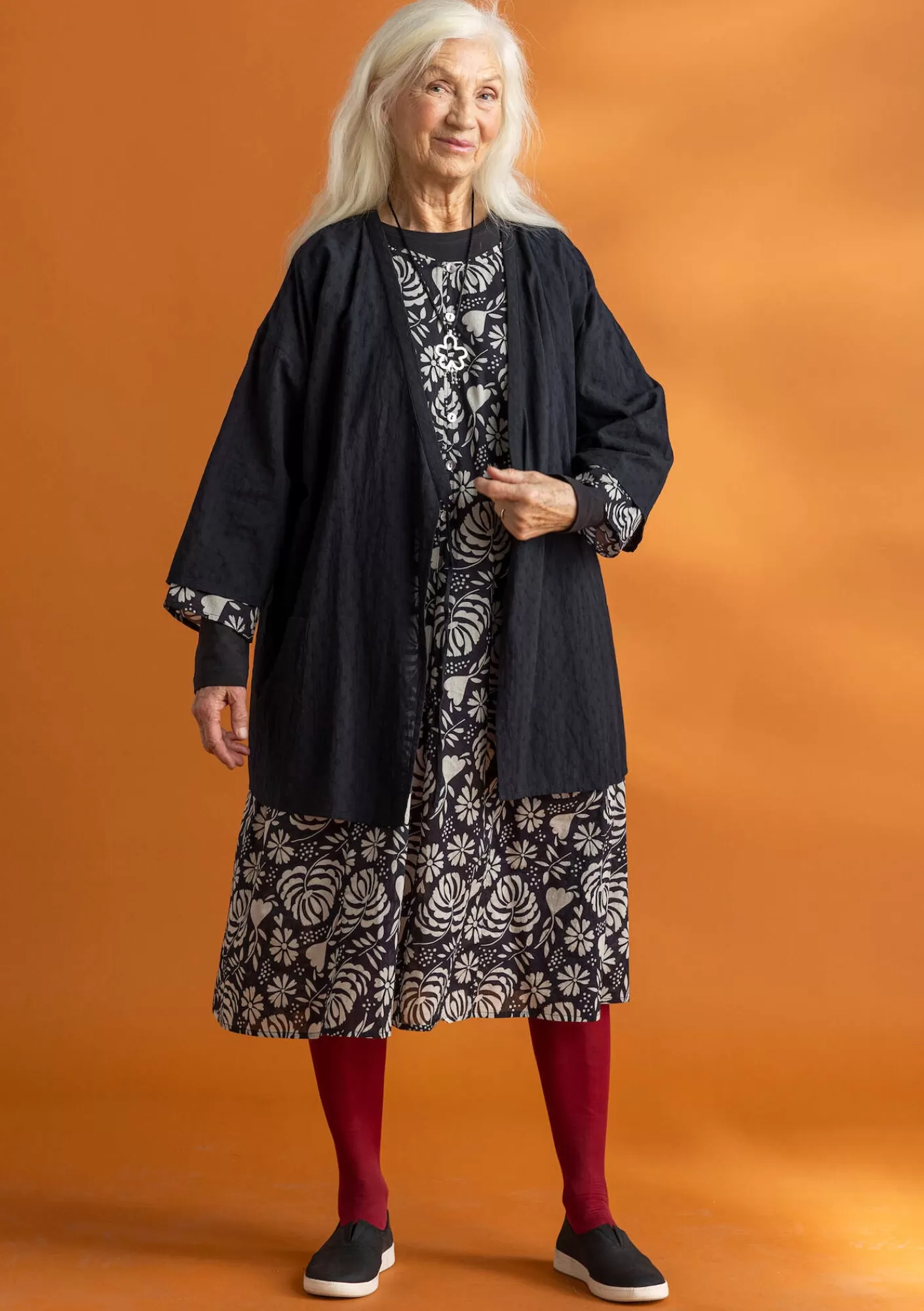 Gudrun Sjödén Kangaskimono ekopuuvillaista dobby-kudosta- Paidat