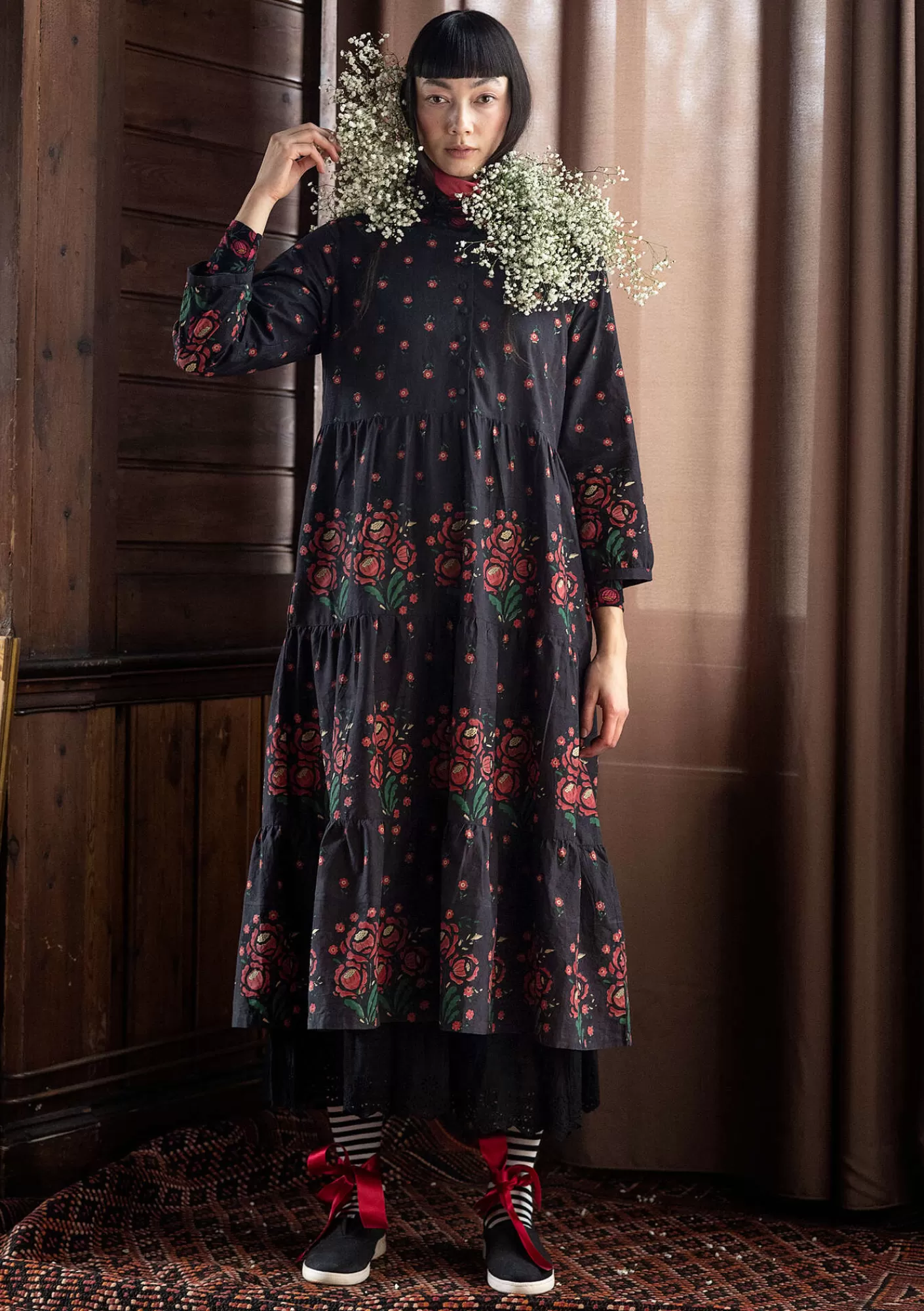 Gudrun Sjödén Kangasmekko "Asta" ekopuuvillaa- Mekot