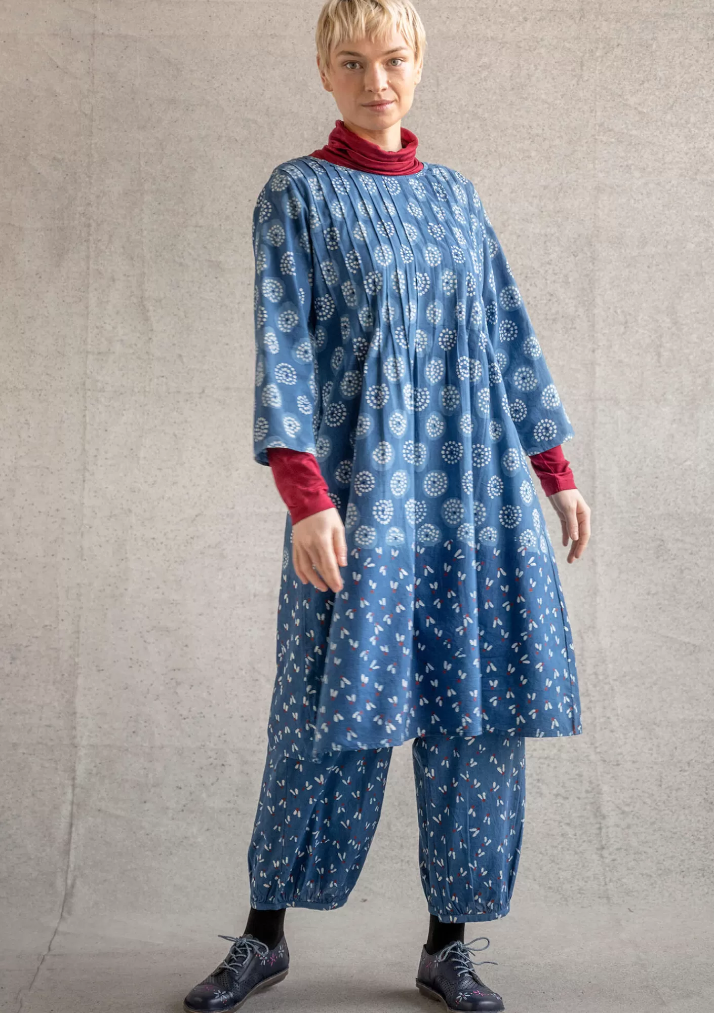 Gudrun Sjödén Kangasmekko "Clay" ekopuuvillaa- Mekot