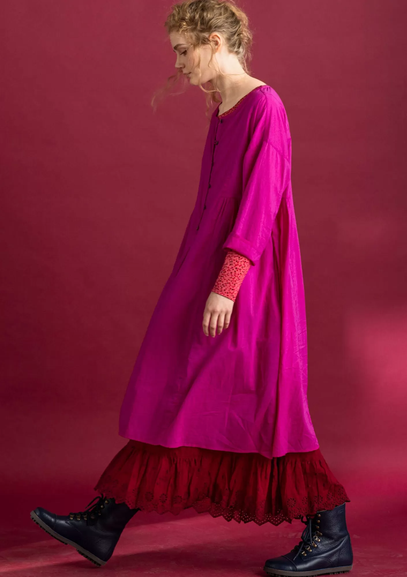 Gudrun Sjödén Kangasmekko ”Hedda” ekopuuvillaa- Mekot