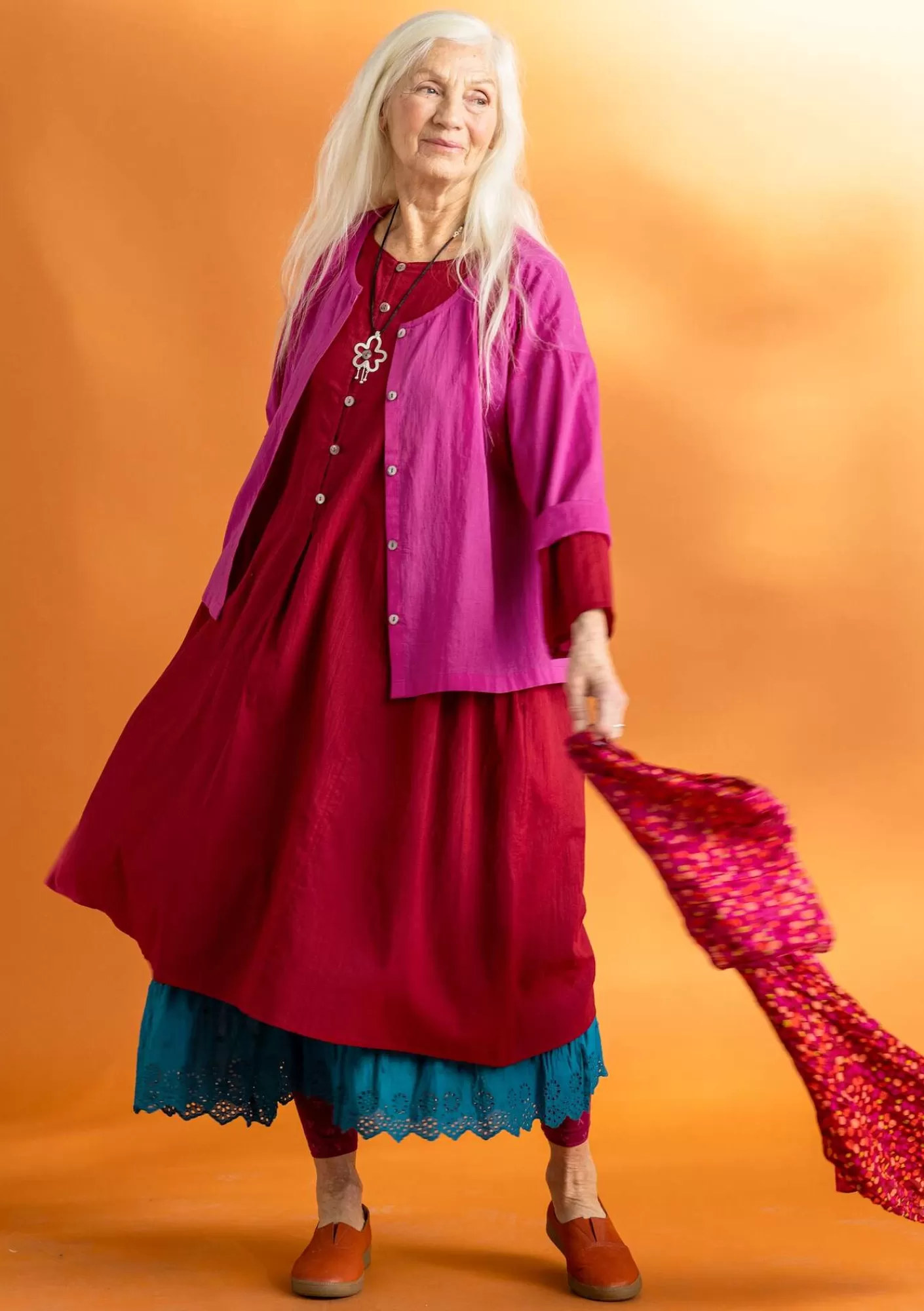 Gudrun Sjödén Kangasmekko ”Hedda” ekopuuvillaa- Mekot