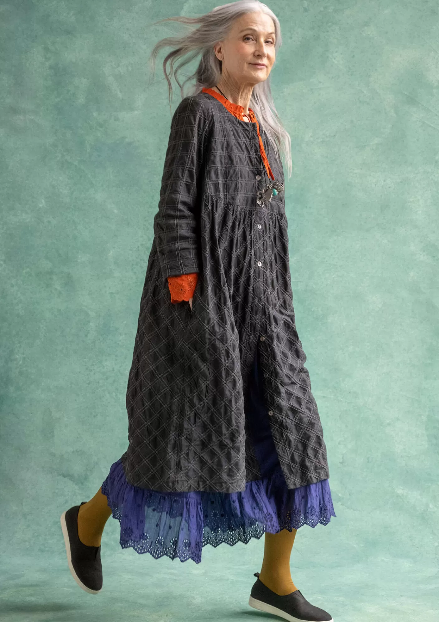 Gudrun Sjödén Kangasmekko "Helga" ekopuuvillaa- Mekot