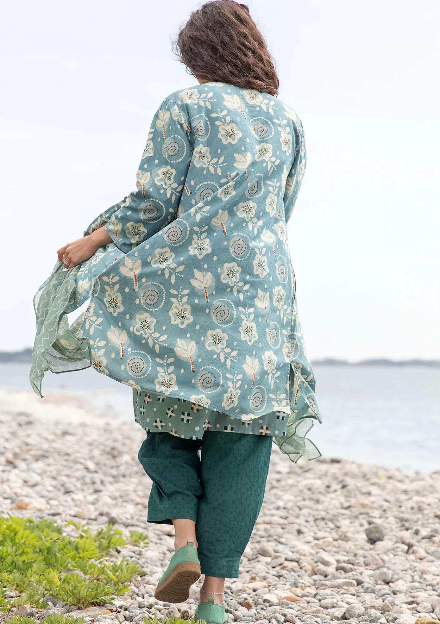 Gudrun Sjödén Kangasmekko "Kamala" ekopuuvillaa- Mekot