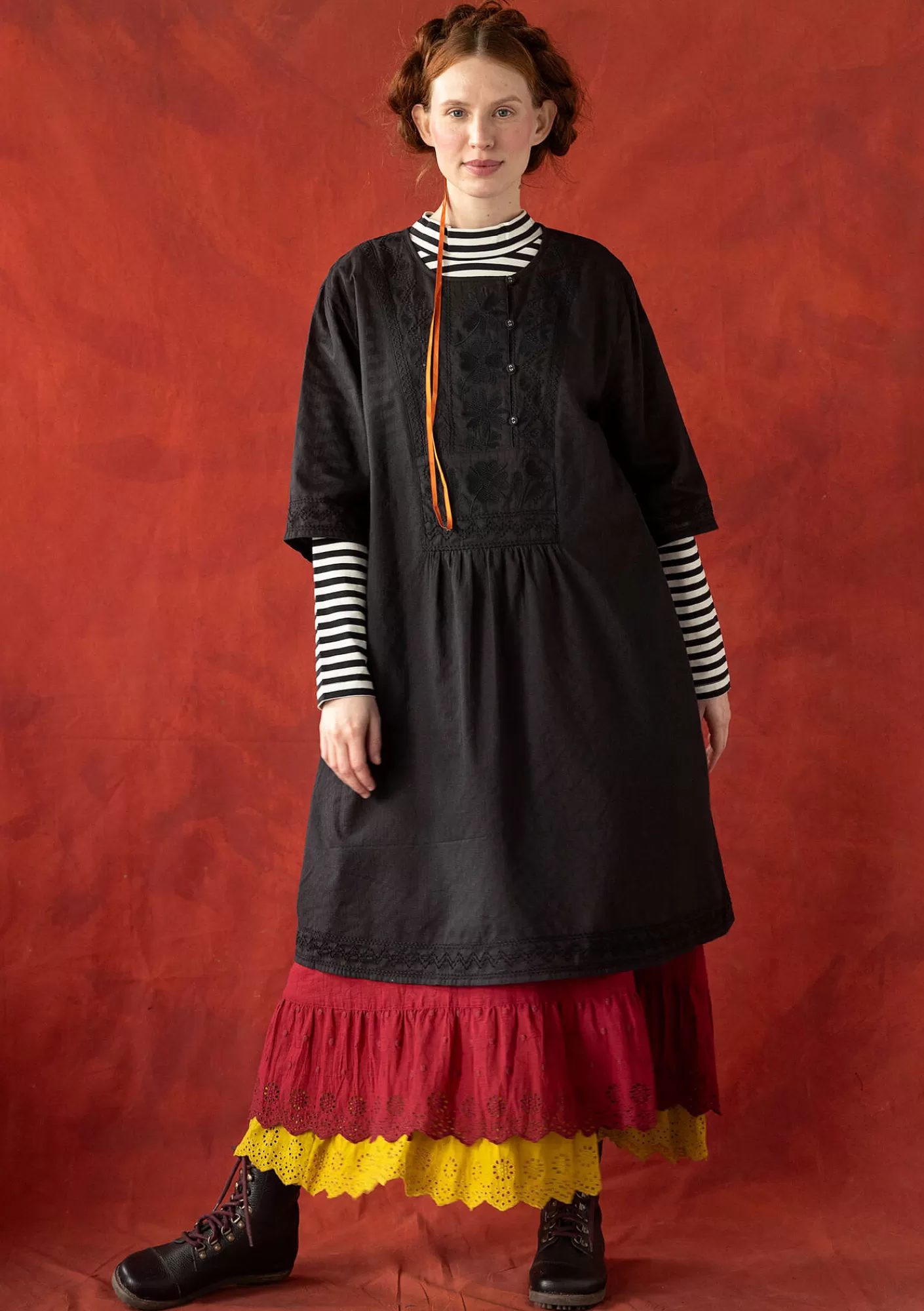 Gudrun Sjödén Kangasmekko "Wanja" ekopuuvillaa- Mekot