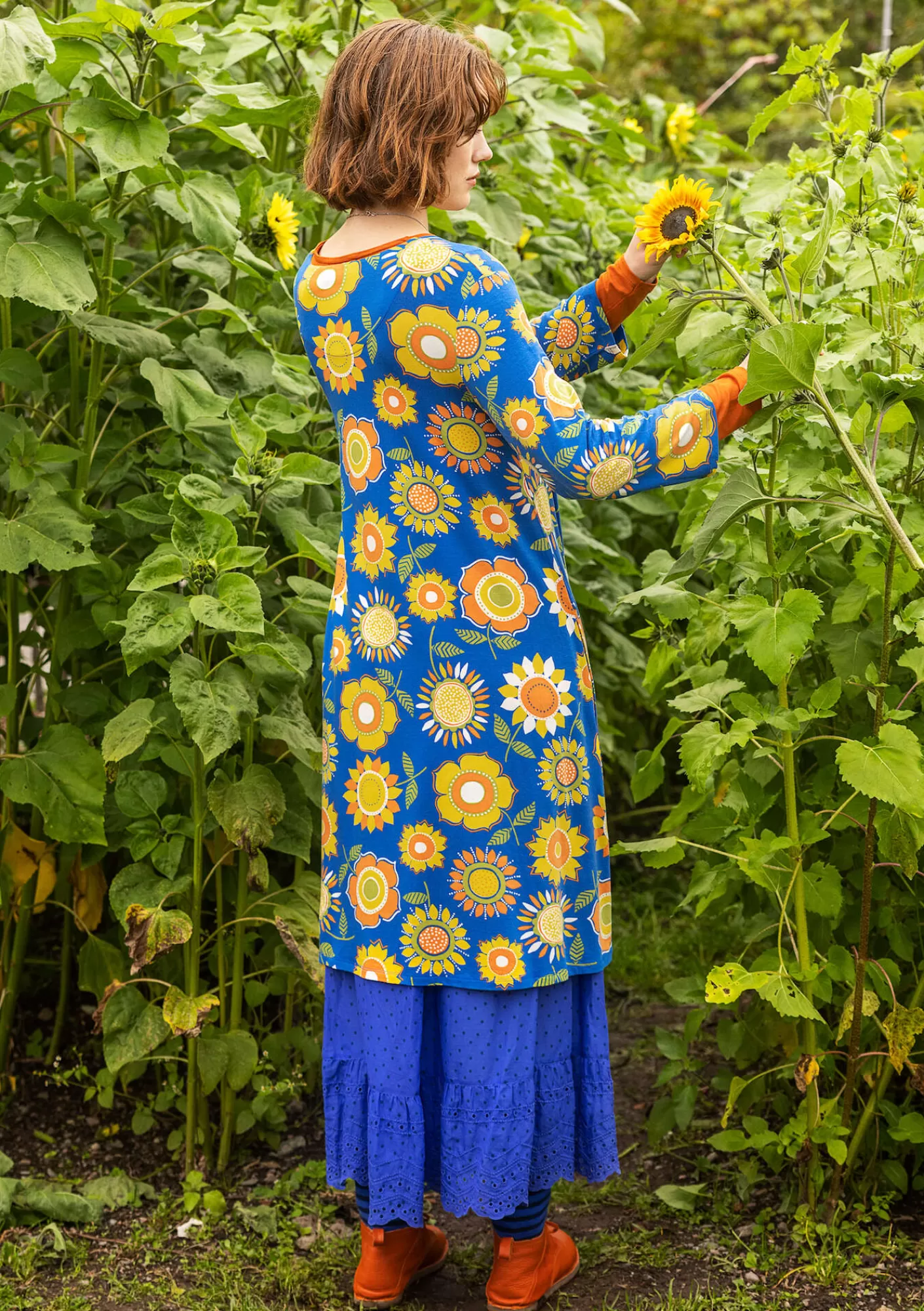 Gudrun Sjödén Sunflower-trikoomekko lyocellia ja elastaania- Mekot
