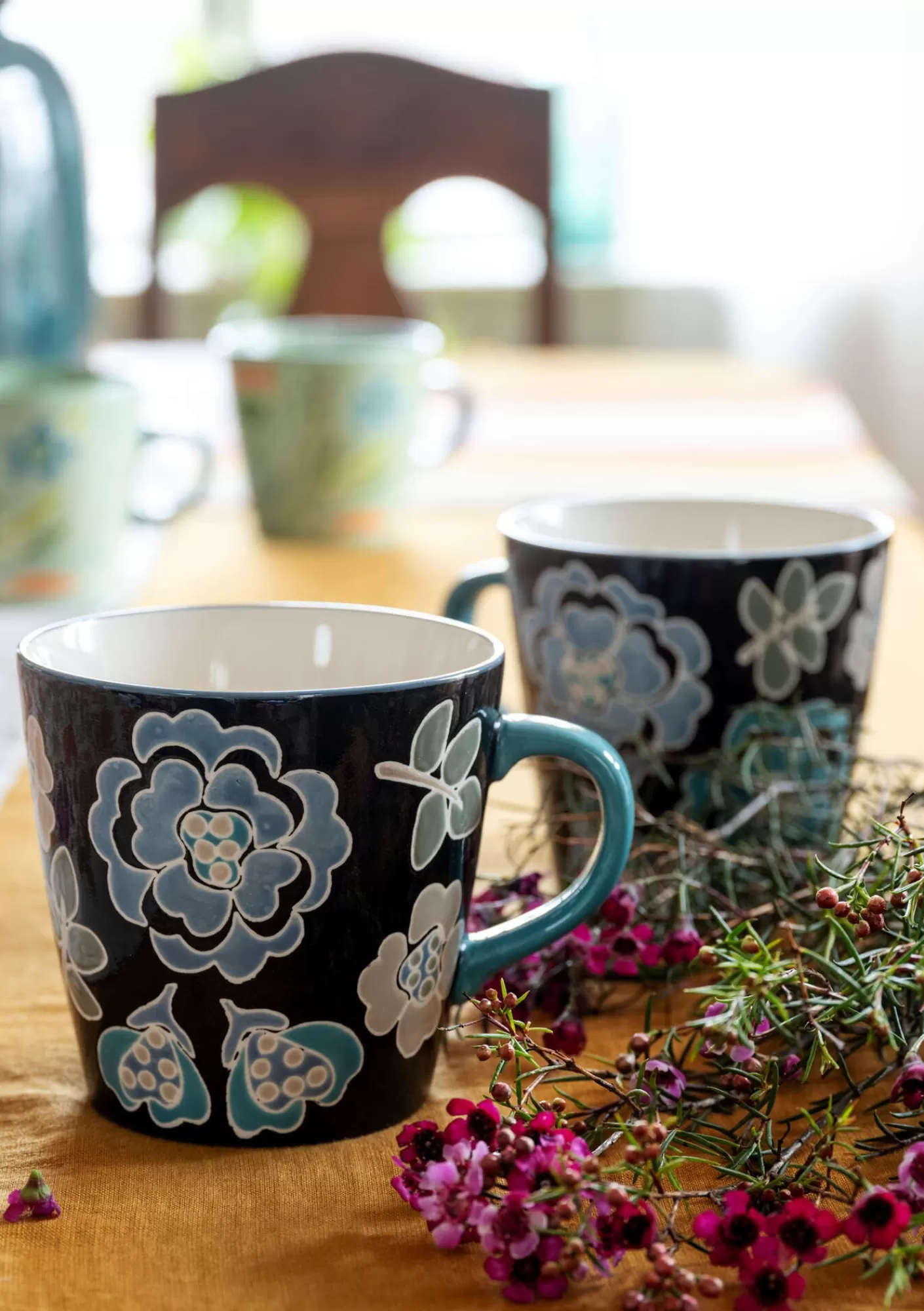 Gudrun Sjödén Teemuki "Wild rose" keramiikkaa- Keramiikka & Lasi | Keittiö Ja Ruokailutila