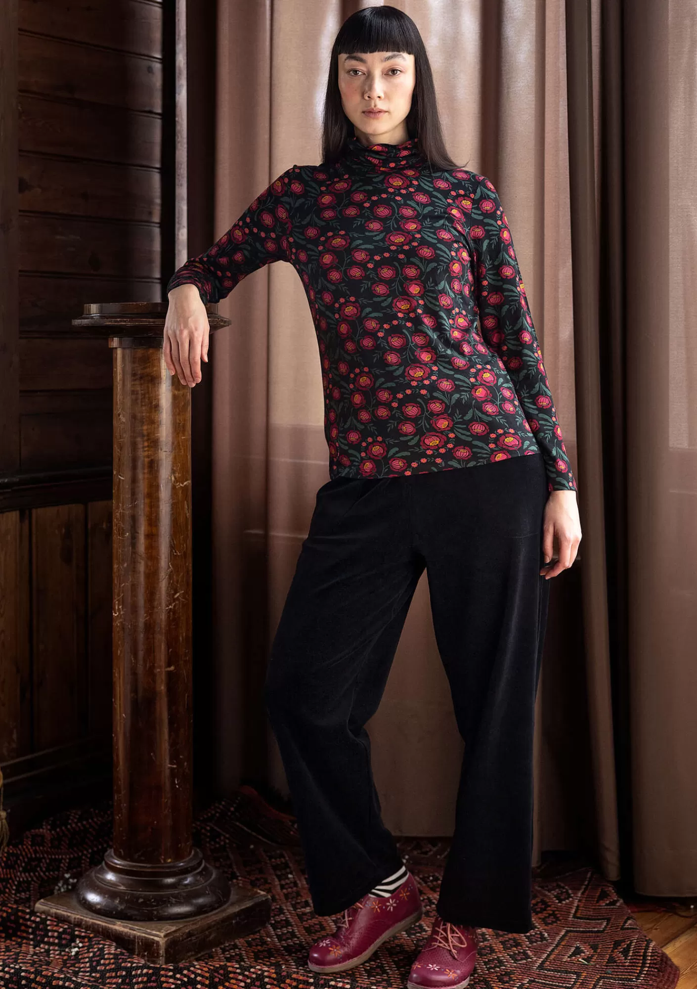 Gudrun Sjödén Trikoopoolopusero "Dagny" lyocellia ja elastaania- Topit & Puserot