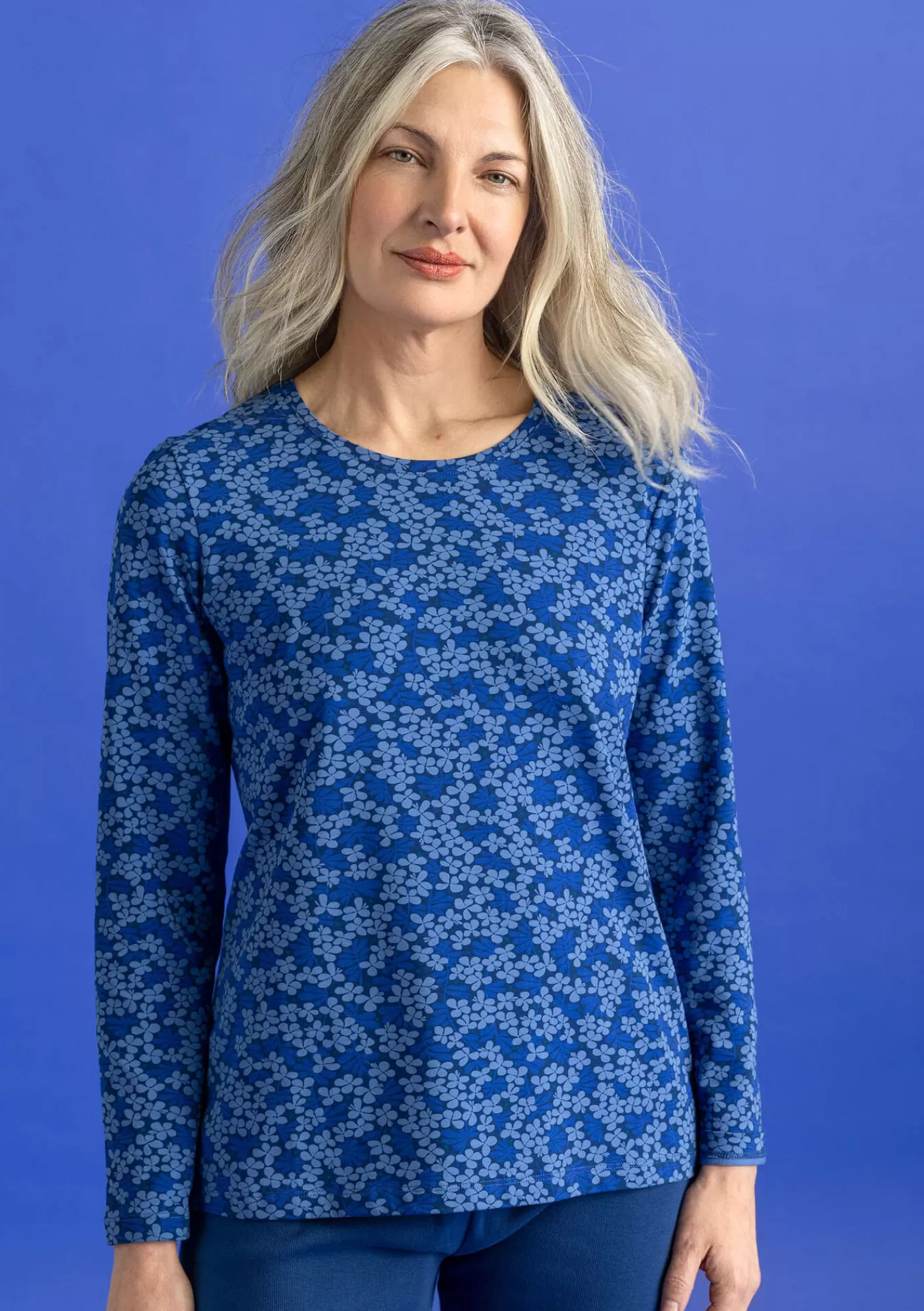 Gudrun Sjödén Trikoopusero ”Ylva” ekopuuvillaa/elastaania- Topit & Puserot