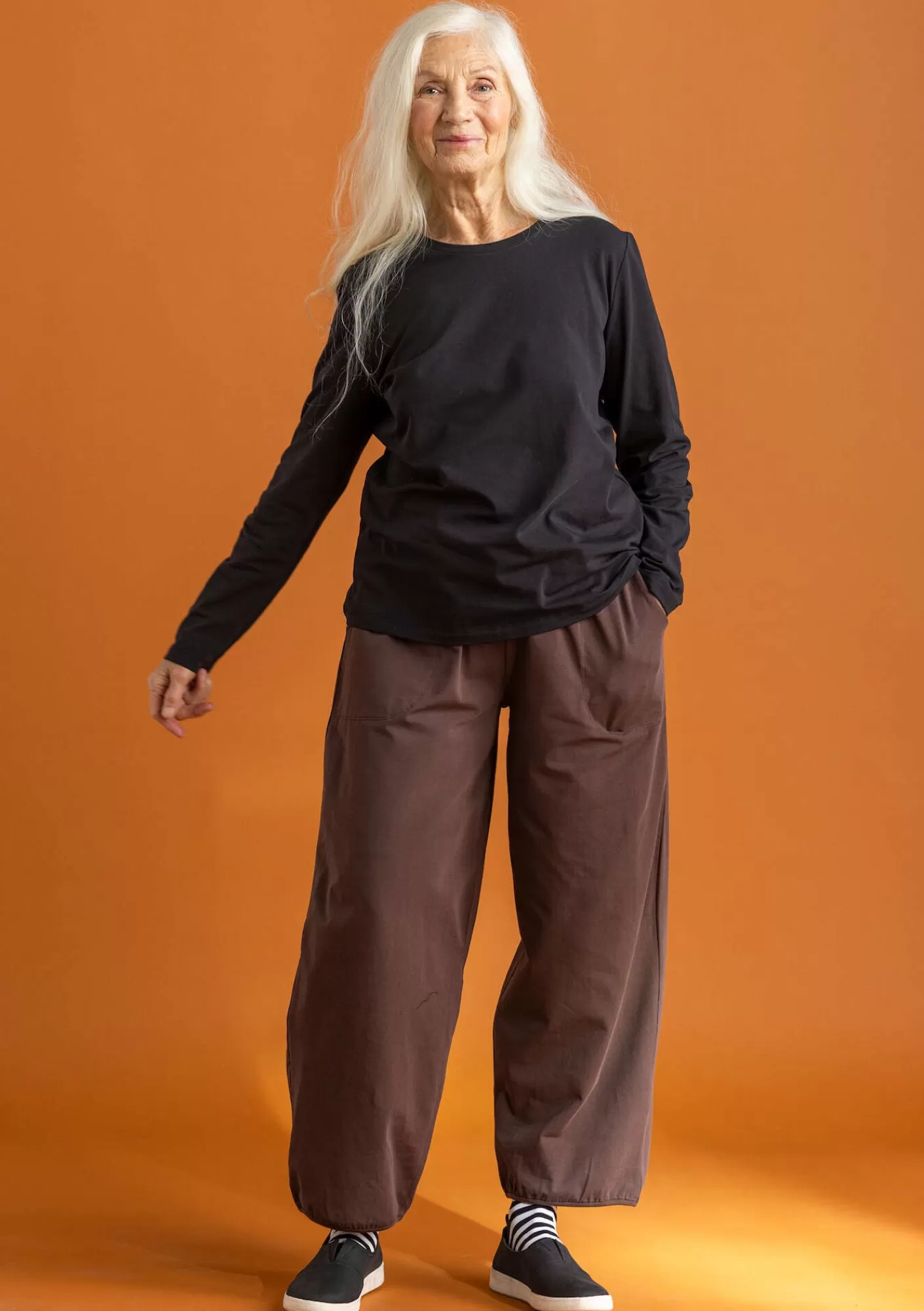 Gudrun Sjödén Trikoopusero ”Ylva” ekopuuvillaa/elastaania- Topit & Puserot