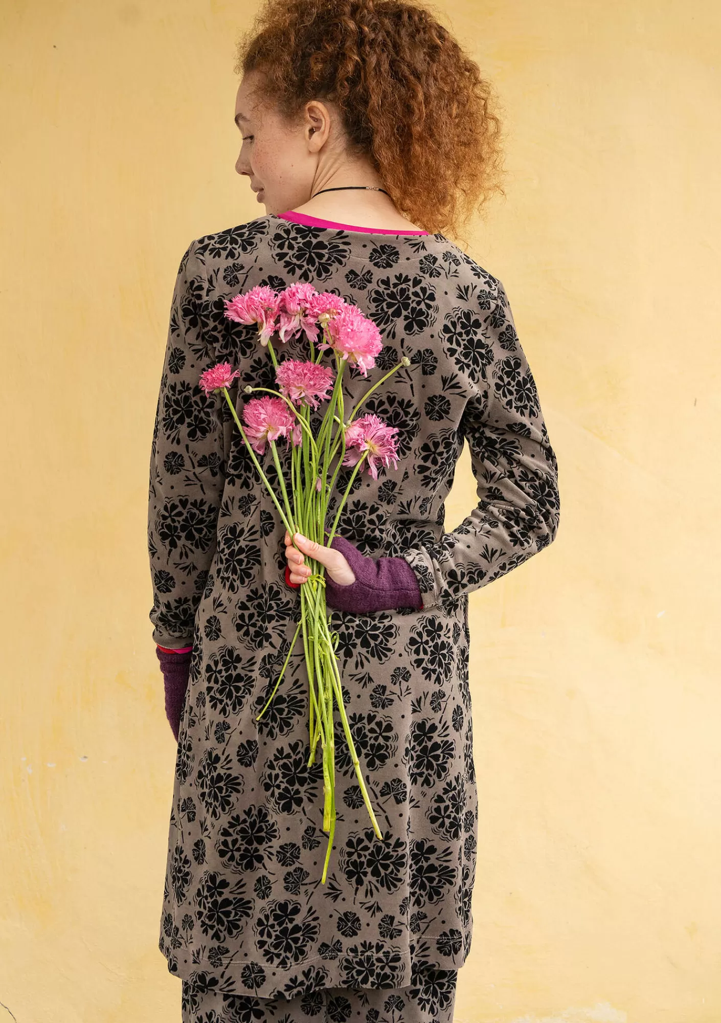 Gudrun Sjödén Veluurimekko ”Selma” i ekopuuvillaa / kierrätettyä polyesteriä- Mekot