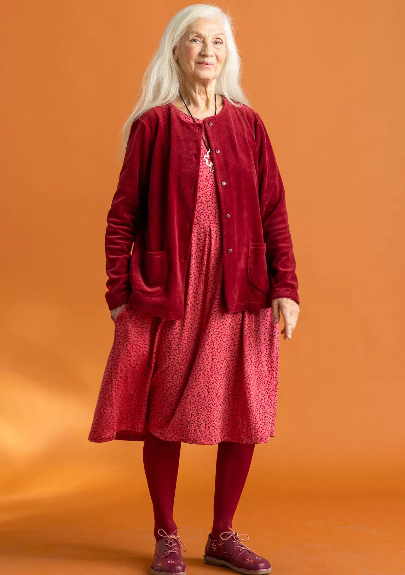 Gudrun Sjödén Veluurineuletakki ekologista puuvillaa / kierrätettyä polyesteriä- Neuletakit | Topit & Puserot