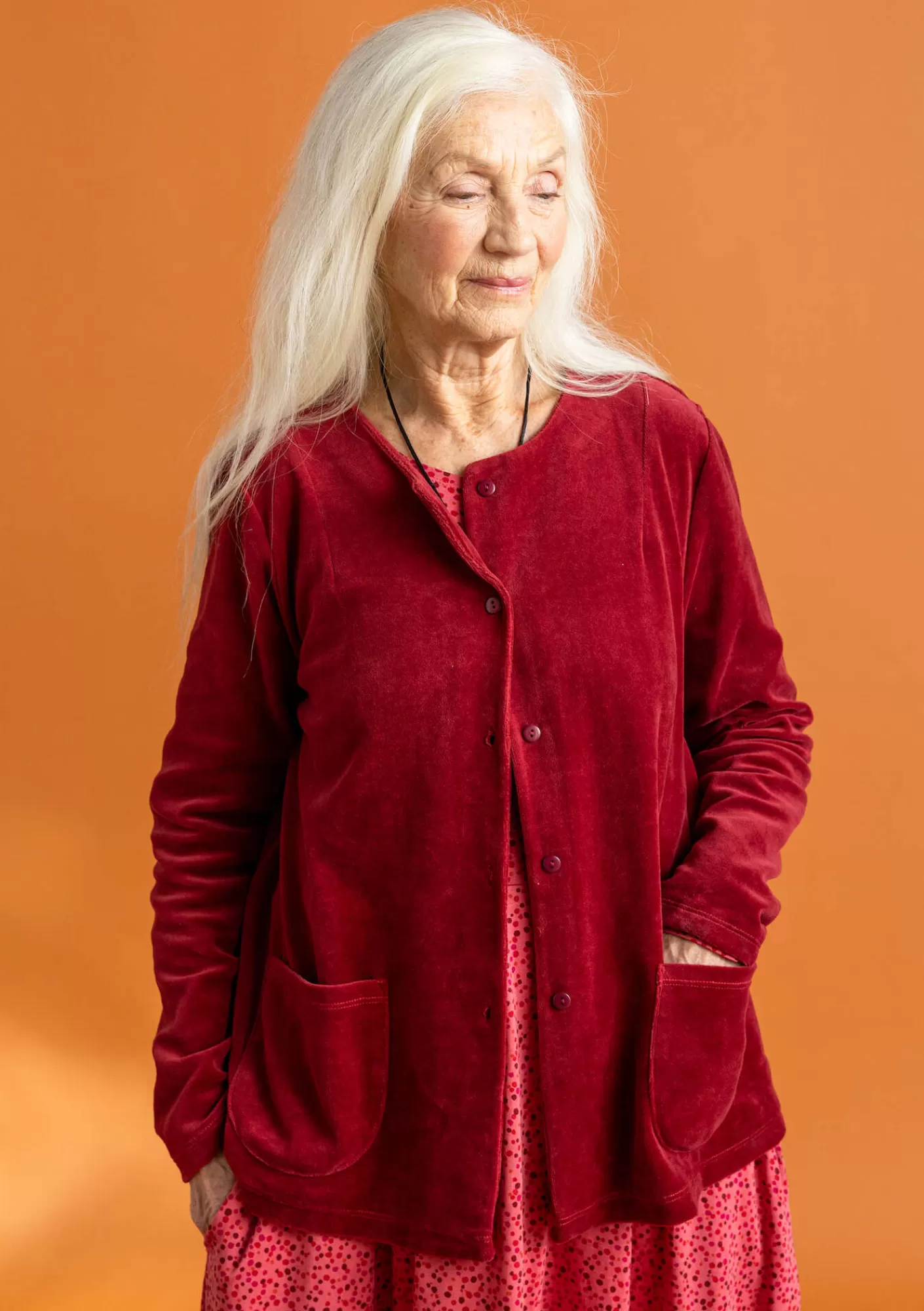 Gudrun Sjödén Veluurineuletakki ekologista puuvillaa / kierrätettyä polyesteriä- Neuletakit | Topit & Puserot
